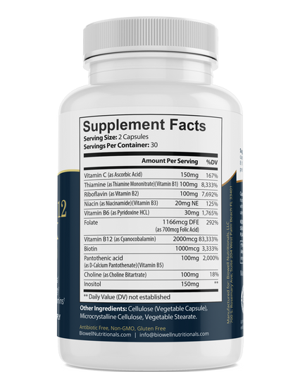 Vitamin B-12 Complex - with Choline & Inositol