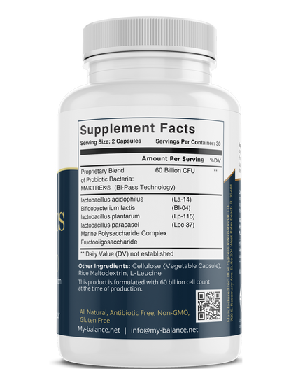 Probiotics 60 billion - Max Strength